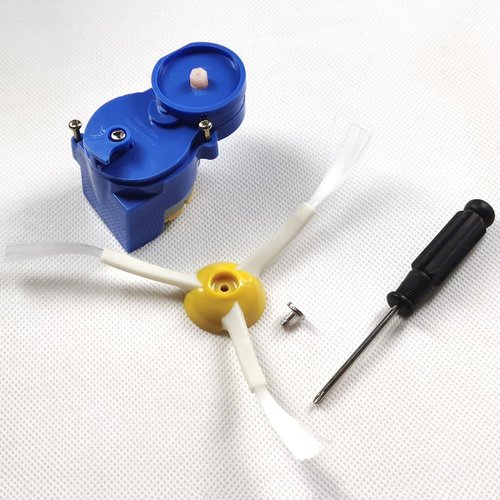 Side Brush Replacement Motor Module for iRobot Roomba 500 600 700 800 Series Vacuum Cleaner Robot Parts Accessories Replacement for Roomba Side Motor Blue