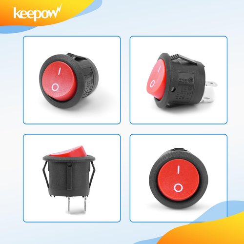 KEEPOW On Off Power Switch Compatible with Hoover Windtunnel UH70830 UH70825 UH70820 UH70805 UH70810 UH70816 UH71250 UH71230 UH71200 UH71013 Wind-Tunnel-2 Upright Vacuum Cleaner, 2 Pack