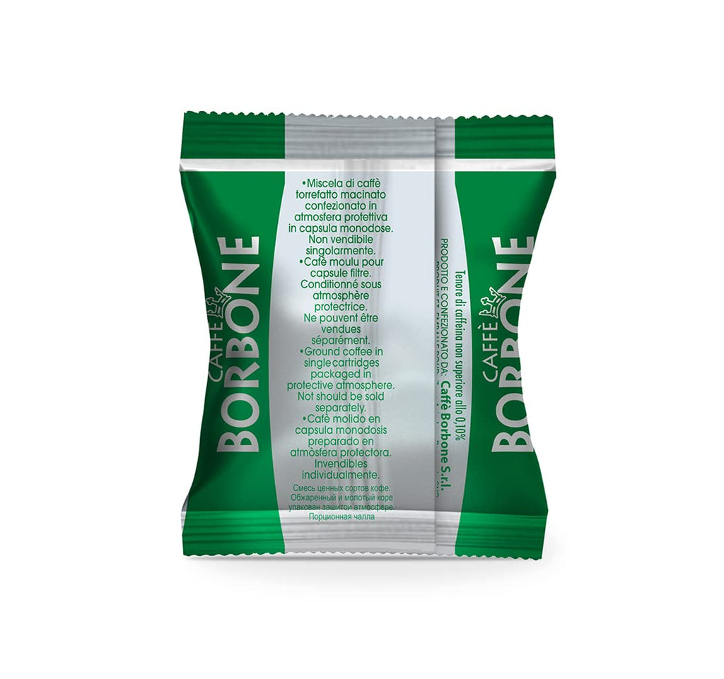 Caffè Borbone Miscela DEK Decaf Espresso Pods Compatible with Nespresso Original Machines, Dark Roast Decaf, 50 Count Espresso Coffee Pods