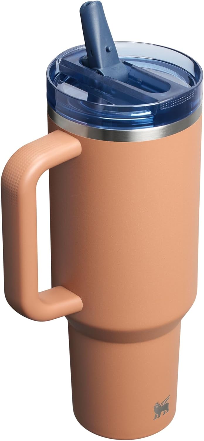 STANLEY Quencher ProTour 40 oz Tumbler - Leakproof Lid, Built-In Straw & Handle | Insulated Stainless Steel | BPA-Free | Toast VRT
