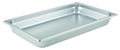 Winco 2 1/2-Inch Anti-Jamming Steam Pan, Full, 24-Gauge