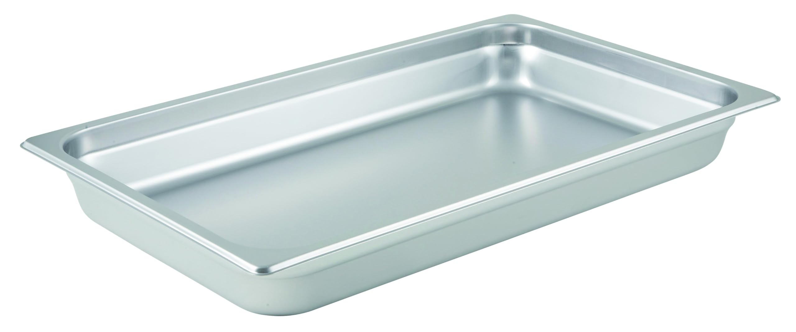 Winco 2 1/2-Inch Anti-Jamming Steam Pan, Full, 24-Gauge