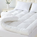 WhatsBedding 5-Inch Memory Foam Mattress Topper - Queen Size for Back Pain Relief | Soft & Breathable Support