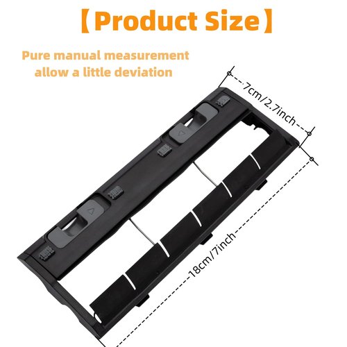 Mytkoj Main Roller Brush Cover/Brush Back Cover for Ecovacs Deebot Ozmo Yeedi Vac Pro 2 T8 T5 T9 N5 N8 N8pro X1 N8+ DVX34 Series Robot Vacuums Replacement Parts