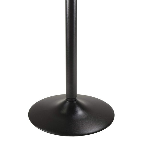 Winsome Obsidian Tall Square Dining Table, for Kitchen, Dining Room, 35", Black