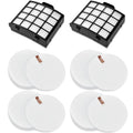 AZ2002 Vacuum Filter Replacement Parts for Shark Vertex Duoclean Upringht Vacuum AZ2000 AZ2000W AZ2002, Compare to Part XHFAZ2000, XFFKAZ2000, 2 High Efficiency Filters and 4 Foam and Felt Filter.