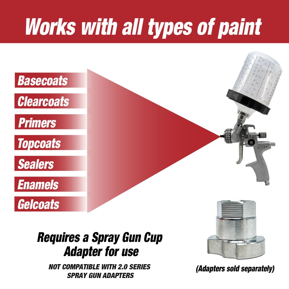 Disposable Paint Spray Gun Cup Liners and Lid System, 50 Pack Mini Size 6 Ounce (200ml) Kit - Paint Spray Gun Cups 50 Cup Liners, 50 Lids with Strainer, 1 Hard Cup with Retainer Ring and 20 Plugs