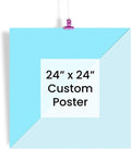 EzPosterPrints - Custom Poster Print - Upload Your Image for Personalized Decor | 24 X 24 Inches