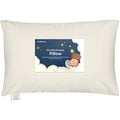 My Little Dreamy Toddler Pillow - Organic Cotton Travel Bed Pillowcase, Soft & Breathable | 13x18 inches, Clay Color