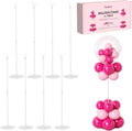 Bezente Balloon Stand Kit - 8PCS Tabletop Holder for Party Decorations | Reusable for Birthdays, Weddings & Showers