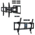 Mounting Dream TV Bracket for Most 42-84 in TV Wall Mountsch TVs with MAX VESA 600X400mm, Supports up to 24" Studs, MD2617-24K Full Motion TV Mount Holds 100lbs, MD2268-LK Tilt Mount Holds 132lbs