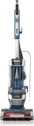 Shark AZ3002 Stratos Upright Vacuum - DuoClean PowerFins & HairPro | Self-Cleaning Brushroll, Navy