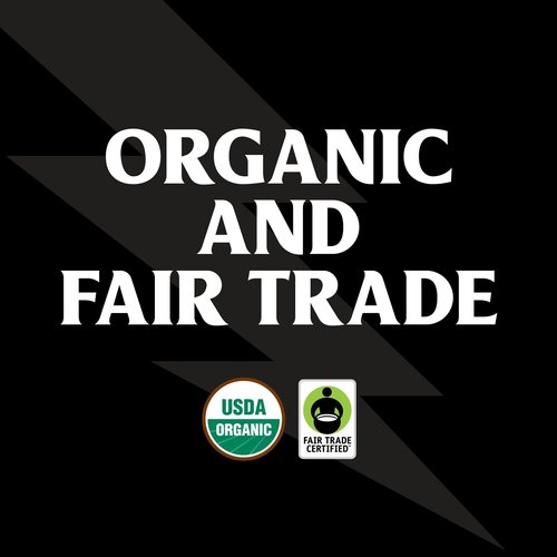 Death Wish Coffee, Ground Light Roast, Organic and Fair Trade, 1 Pound (Pack of 2)