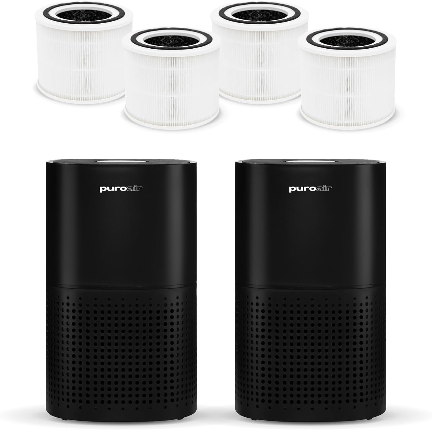 PuroAir 240 Air Purifiers with 4 HEPA Filters - Covers 1,000 Sq Ft - Removes 99.9% of Pollutants, Smoke, and Dust