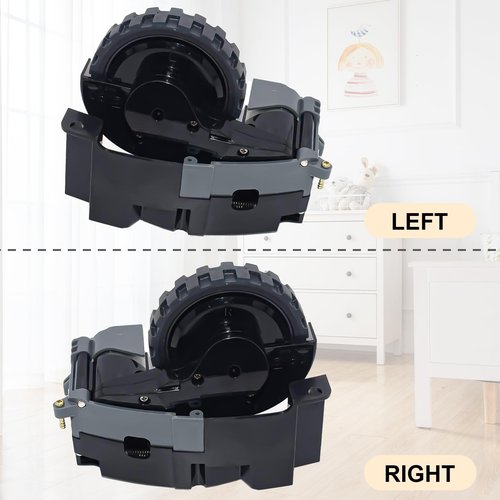 Coodss Left Drive Wheel Module Pair Compatible with iROBOT Roomba i7 i7+ i8 i3 i6+/Plus E5 E6 E7 J7 J7+ J6+ Vacuum Cleaner Replacement Parts Accessories