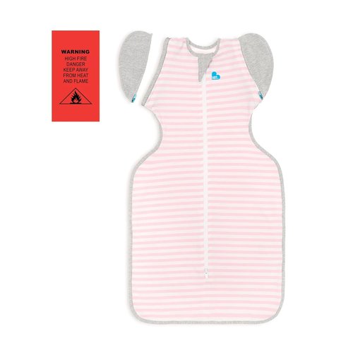 Love to Dream Swaddle Up Transition Swaddle - Zip-Off Wings for Easy Transition | 1.0 TOG, 19-24 lbs, Pink