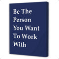 OTINGQD Motivational Wall Art - Inspirational Office Decor for Teamwork | Positive Canvas Print for Home & Cubicle