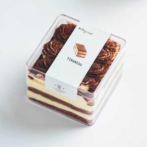 Plastic Square Dessert Cups Boxes with Lids and Sporks,packaging for baked,Cookie Tiramisu Containers for Fruit,Pudding,Mousse,Parfait Cups With Lids(20, 12oz 3.3 * 3.3 * 2.5in boxes+Sporks+Stickers)