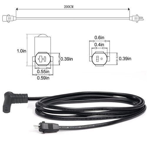 Universal Power Supply for Lounge Chairs for Lift Chair, Recliner Sofa, Recliner Couch, with Extension L Shape Cable Cord 29V2A Recliner Power Supply Compatible with Most Makes & ModelsZB-H290020A-C