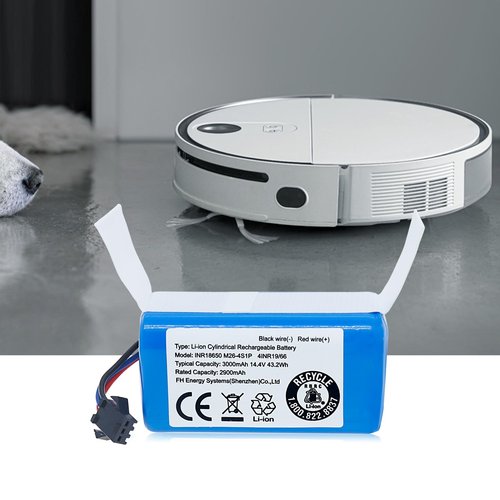 JIIKER Upgrade Replacement Battery Compatible with AIRROBO P20 Robot Vacuum, for eufy G40 Series,G30 Series,RoboVac 11,11S, 11S Plus, 11S MAX,12,15C MAX,15C,G10 Hybrid, G20,G35,G35+ Accessory 3000mAh
