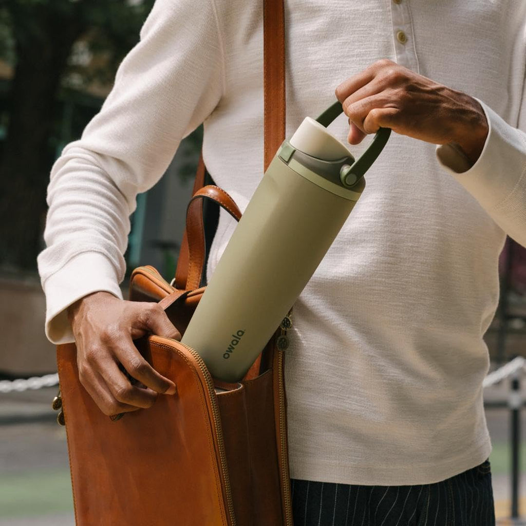 Owala FreeSip Sway Insulated Stainless Steel Water Bottle - 30oz, Two-Way Spout & Built-In Straw, BPA Free