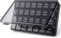 Lifewit Pill Organizer - 28-Day Vitamin Case with Large Compartments for Supplements | Black