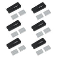 MY MIRONEY Ceiling Fan Balancing Kit, 6 Sets Fan Blade Balance Kit Including 6PCS Plastic Balancing Clips and 12PCS Silver Metal Self-Adhesive 5G Weight