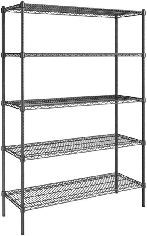 5-Tier Metal Adjustable Garage Storage Shelving Unit by [Brand Name] - Freestanding Wire Design (36 in. W x 72 in. H x 14 in. D)