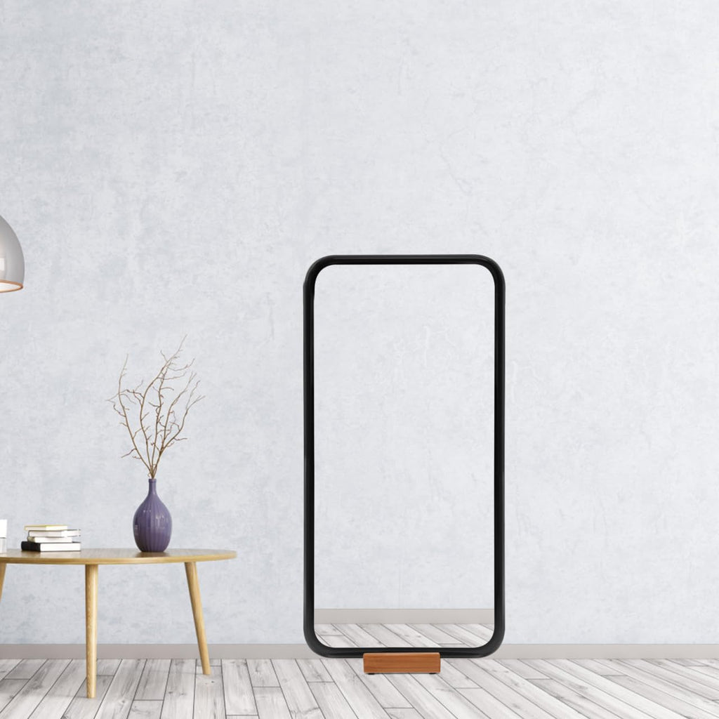 Uonlytech Solid Wood Floor Mirror - Heavy Duty Non-Slip Stand for Full Length Home Decor