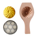 Bnrkmeb Wooden Bao Bun Maker,Baozi Maker Machine,Wooden Steam Bun Mold,This Kitchen Appliances And Gadgets Is the Best Gift for Asian Food Enthusiasts And Dumpling Maker (Steamed Bun A)