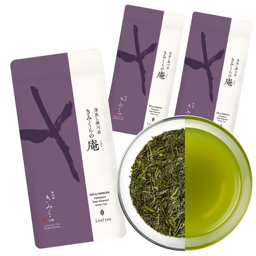 Premium Fukamushi Sencha Green Tea Loose Leaf from JAPAN | Japanese Tea KIMIKURA | IORI by KIMIKURA (300g/10.5oz (100g x 3packs))