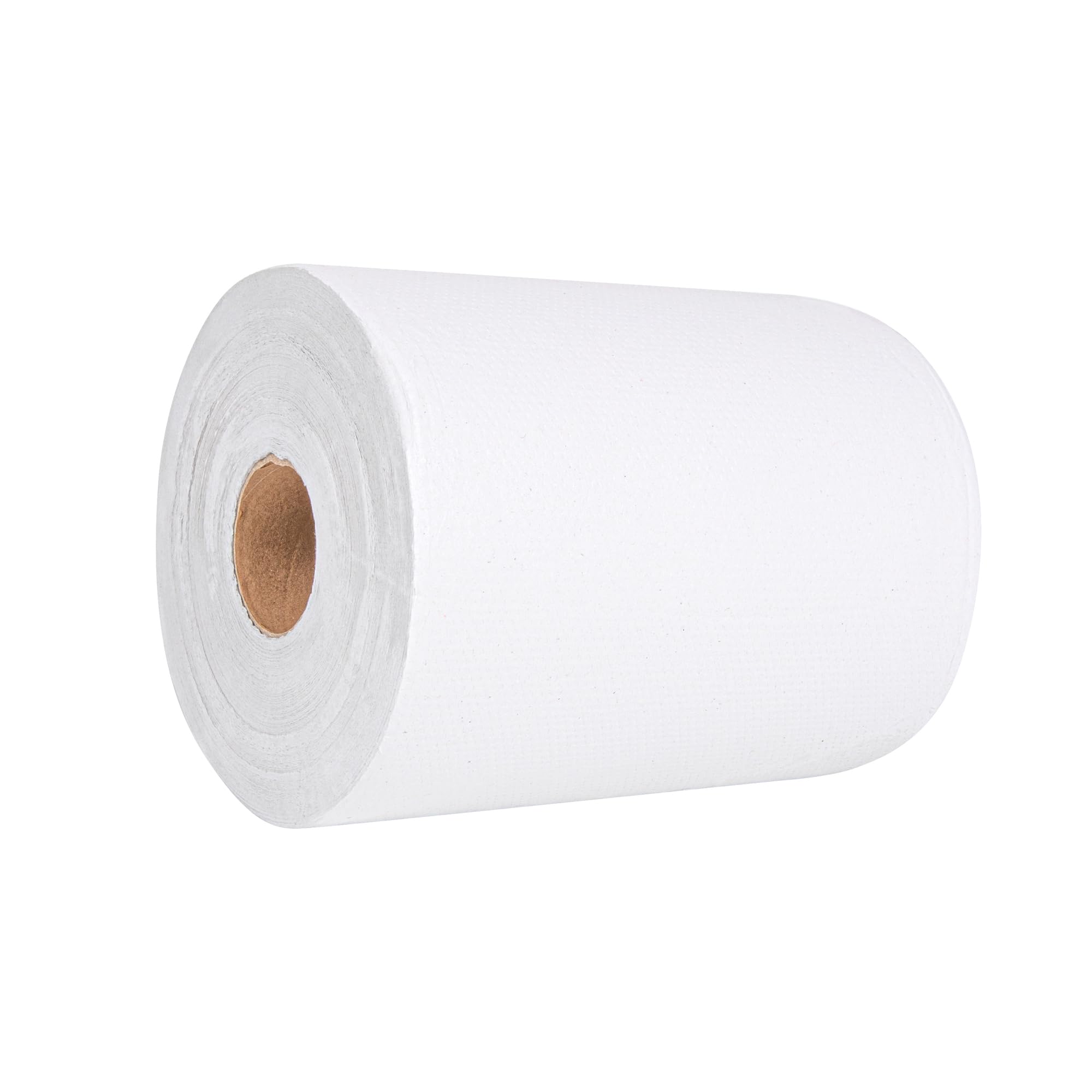 Restaurantware-Paper Towel Roll 600' x 1 Roll Long Paper Towel 8" Wide Hand Towel Roll 1 Ply Universal Dispenser 2" Core Hardwound High Absorbency Everyday Use For Commercial Washroom White