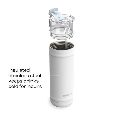 bubba 32 oz Dualsip Insulated Stainless Steel Water Bottle with Straw - Reusable, Leakproof, Lightweight, Dishwasher Safe, Lead-Free and BPA-Free, Fresh Kicks