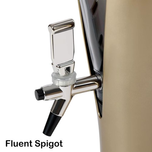 Mpuufom Beer Tower 3L/100oz Beverage Dispenser with fluent Spigot & Ice Tube,Margarita Tower, Mimosa Tower, Tabletop Liquor Drink Dispenser for Parties, Bars, Pubs, Restaurants