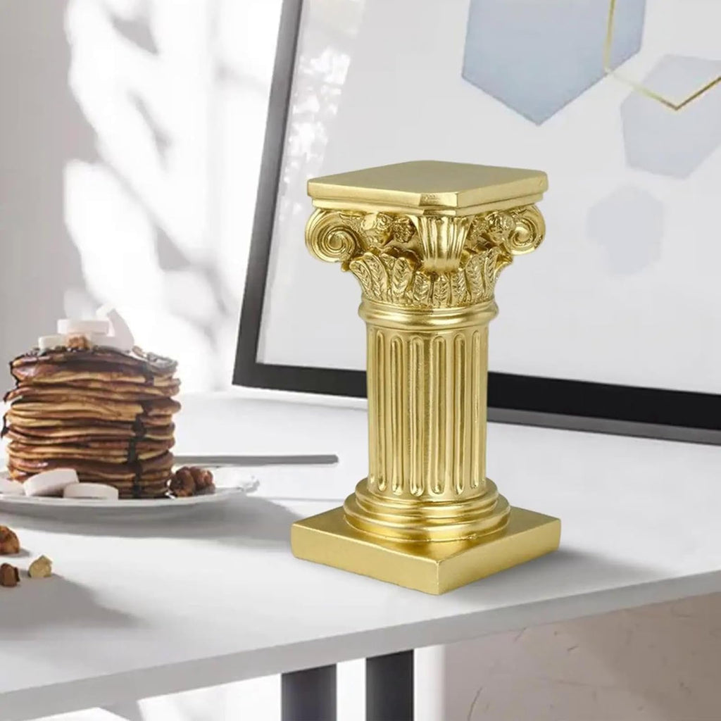 Regine Switzerland Mini Roman Pillar Greek Column - Classic Resin Architectural Sculpture for Home & Garden Decor