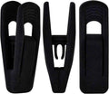 TOFIIGREM Black Velvet Hangers - 40 PCS Clips for Pants, Skirts & Suits | Durable & Non-Slip Design