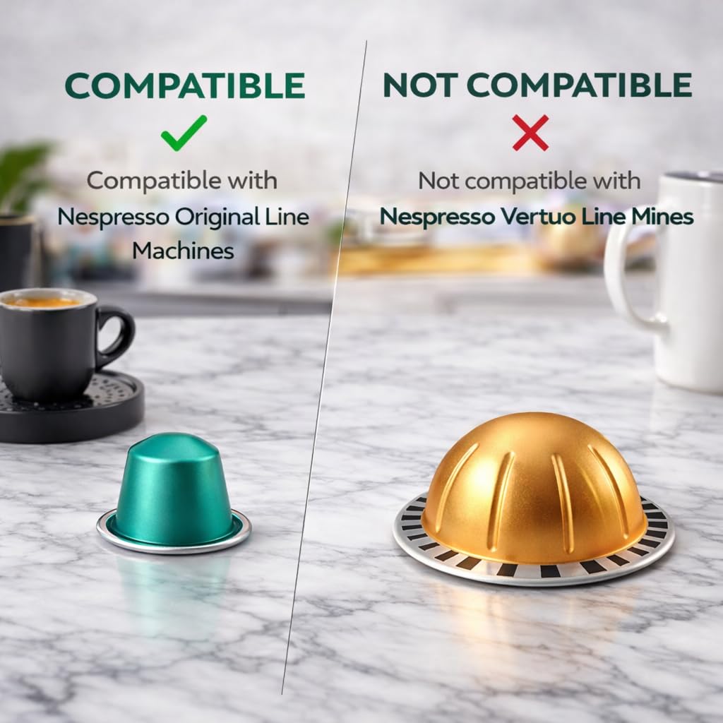 ROSSO CAFFÈ Espresso Coffee Pods - Reserve Variety Pack of 160 Capsules for Nespresso Original Machines - Made in Italy