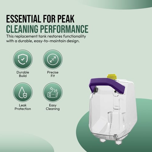 Replacement Clean Tank Assembly for Bissell TurboClean Pet XL Upright Carpet Cleaner, Fits Models 3746, 3738, 3748, 3745, Purple