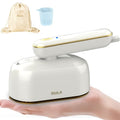 RULA Travel Steamer iron for Clothes Steamer Handheld Mini Steam Iron Portable Clothing Steamer Small Dry and Wet Ironing Machine 2 in 1, Fast Heat Up, 120V 1000W, White