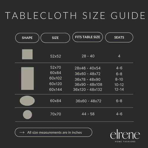 Elrene Home Fashions Villeroy & Boch French Garden Fleurence Stain and Water Resistant Dining Tablecloth, 70"x70" Round