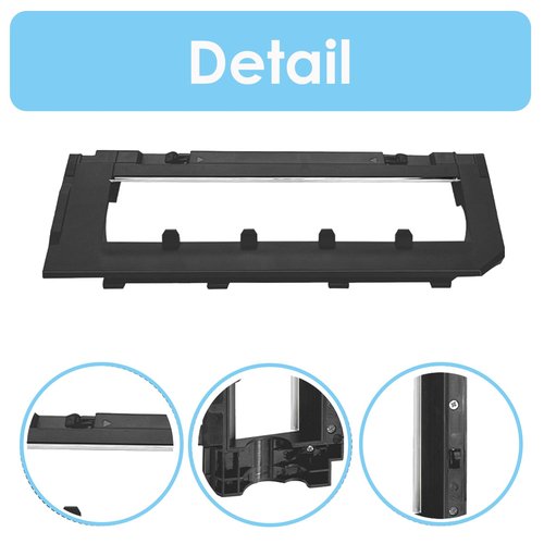 MOBETMO Main Brush Cover Compatible with Roborock S7 MaxV, Q5, Q7 Robot Vacuum Series - Replacement Brush Guard, Black