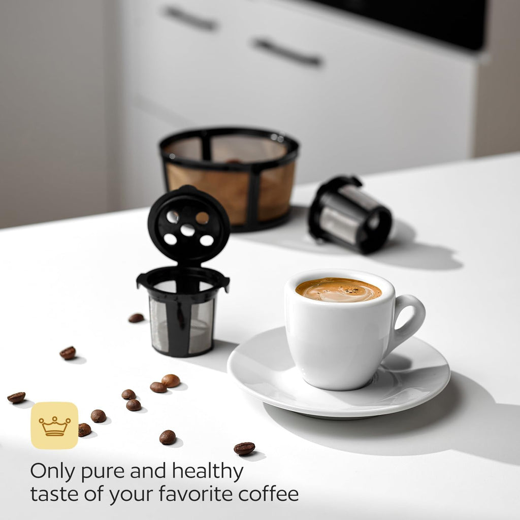 Skiennix Reusable K Cups - Eco-Friendly Coffee Filter for Keurig K-Duo | MultiStream Technology