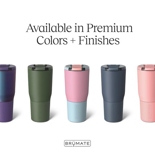 BrüMate Nav 25oz 100% Leak Proof Insulated Travel Tumbler with Magnetic BevLock™ Lid - Double Wall Cup-Holder Friendly Stainless Steel Mug (OD Green)