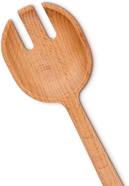 Le Creuset Wooden Serving Fork - Durable Design for Effortless Serving | Ideal for Entertaining
