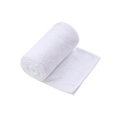 Towels Pack of 1 Bath Towels 27 x 55 Inches, White Soft Cotton Terry Towel with Quick Dry & Highly Absorbent, Perfect Extra Large Bathroom Shower Towels (White, 27 x 55 inch - 1 Pack)