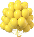 PartyWoo Yellow Balloons - 50pcs 12 Inch Latex Helium Balloons for Birthday & Baby Shower Decor