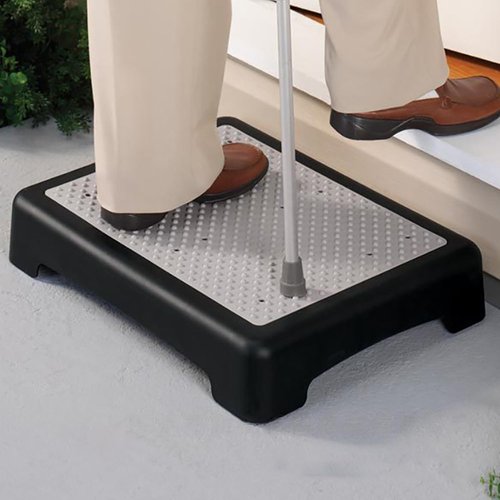 JforSJizT 3.7 in Height One Step Stool for Adults Elderly Seniors, Non-Slip Portable Mobility Platform Step Riser for High Beds,Bathroom,Bedroom,Kitchen,Bedside,Kids Support