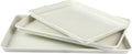Martha Stewart Gallen 3-Piece Cookie Sheet Set - Ceramic Nonstick Baking Pans, Oven Safe to 450°F | Linen White