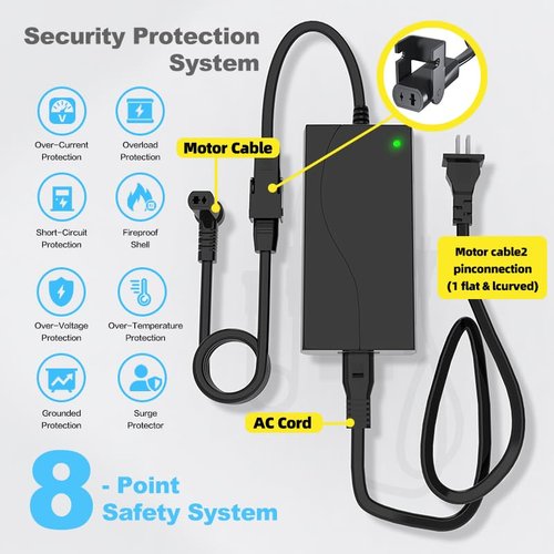 Power Recliner Power Supply, Replacement Recliner Power Cord,2-Pin AC/DC Adapter 100-240V, Quality 29V 2A Switching Transformer, Replacement Part for Recliner Couch,Electric SofaLift Chair (1)