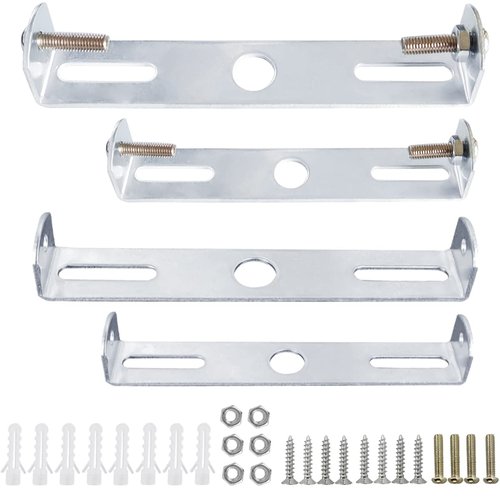 DVECUE 4Pieces Light Fixture Mounting Bracket for Ceiling Pendant Light Crossbar Kit Sconce Mounting Plate with Screws